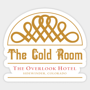 The Gold Room Overlook Hotel Sticker